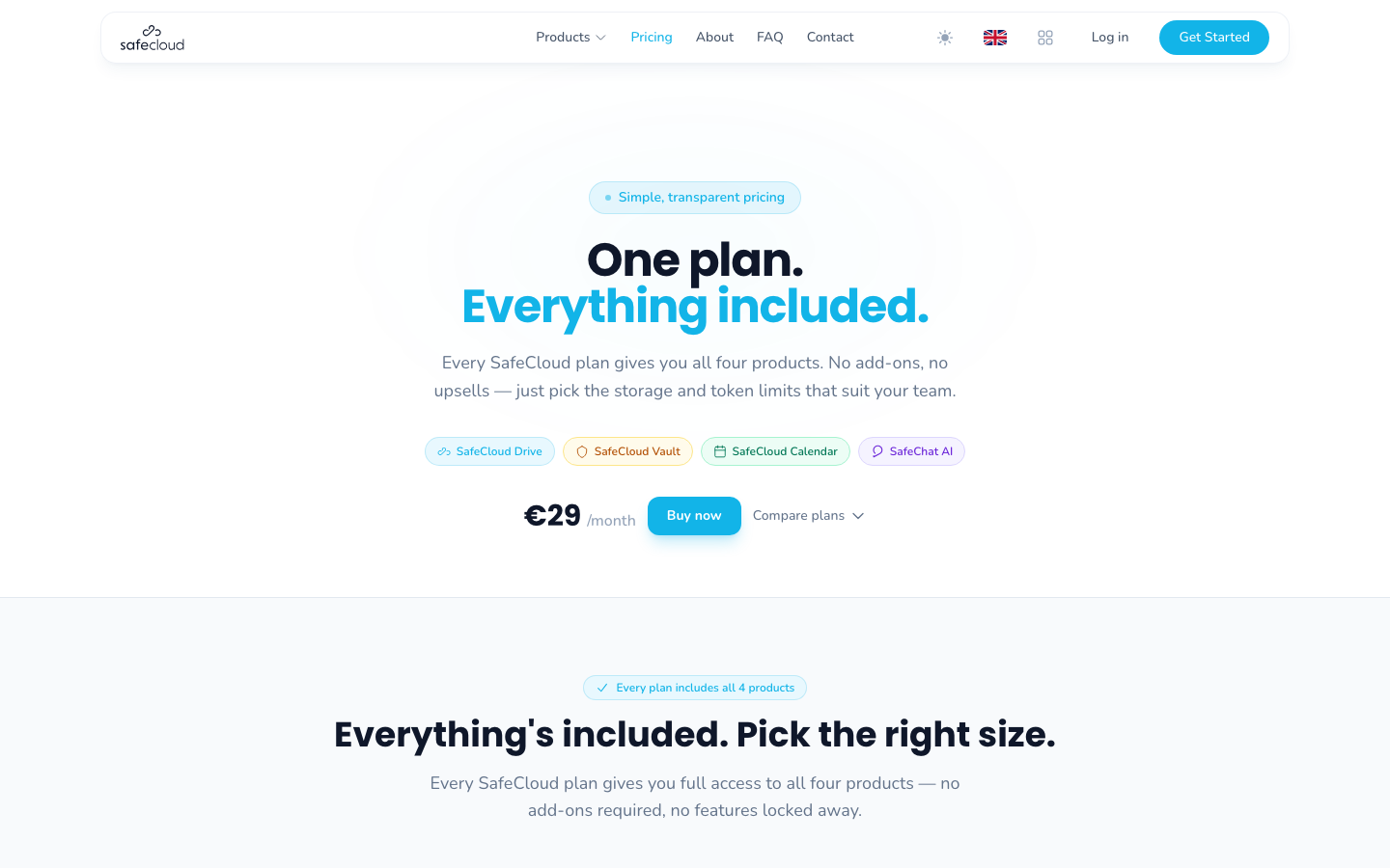 SafeCloud screenshot 1